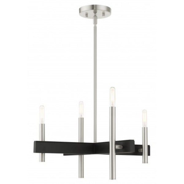 Brushed NickelChandelier, 4 Light