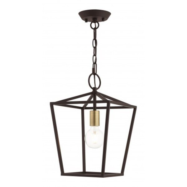 Bronze Convertible Semi Flush/Lantern, 1