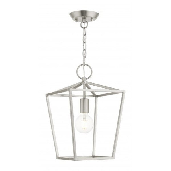 Brushed Nickel Convertible Semi Flush/La