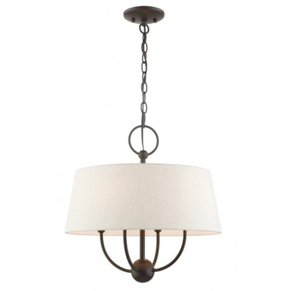 English BronzePendant Chandelier, 4 Light