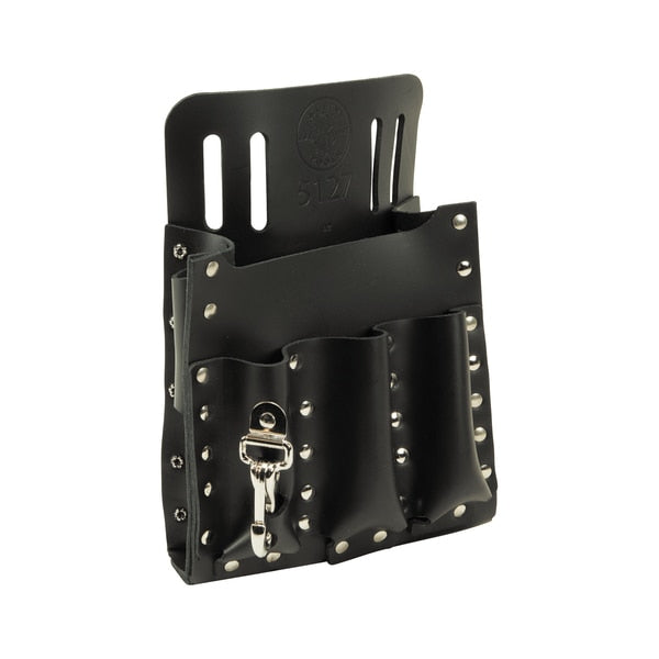 Black Leather 6 Pockets