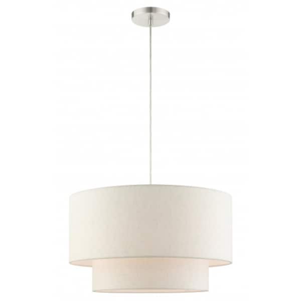 Brushed NickelPendant, 3 Light