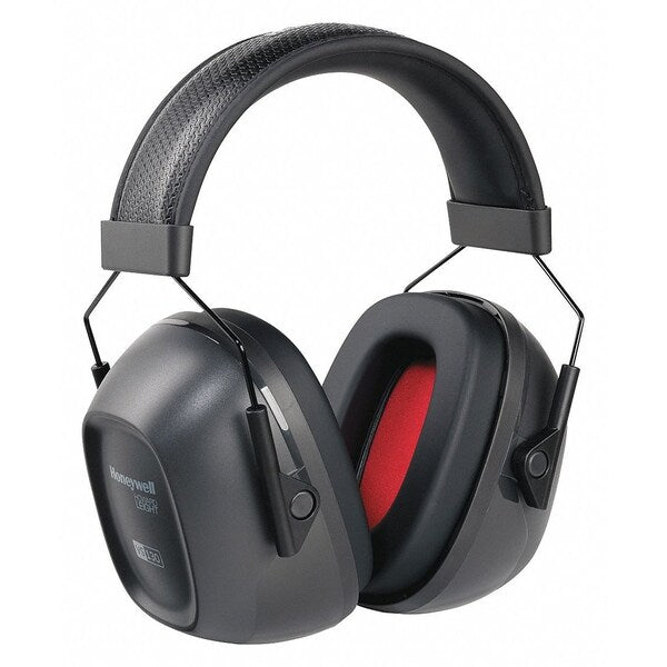 VeriShield 100 Series Over-the-Head Earmuffs, Passive Protection, NRR 30 dB, Foam, Black