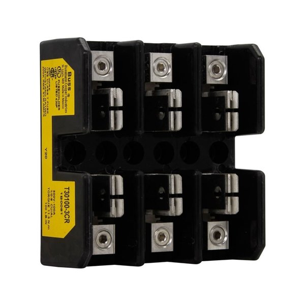 Fuse Block, 61 to 100A, T, 3 Pole