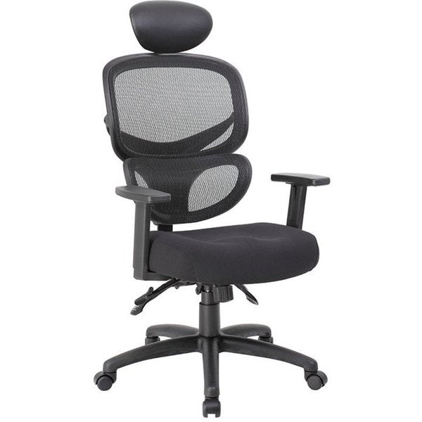 Mesh Task Chair, Adjustable, Black
