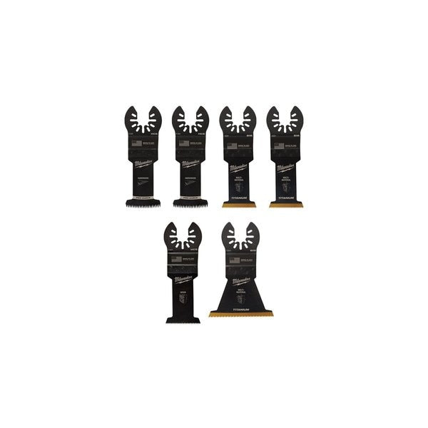 6 pc. OPEN-LOK Oscillating Multi-Tool Blade Set