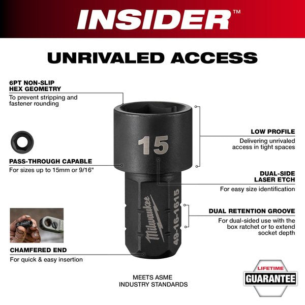 10mm INSIDER Box Ratchet 6 Point Socket