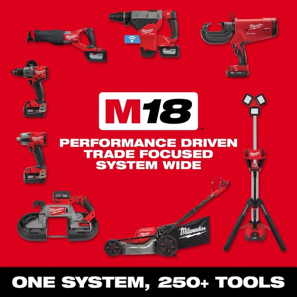 23 in. Rubber Broom Attachment for M18 FUEL QUIK-LOK Attachment System