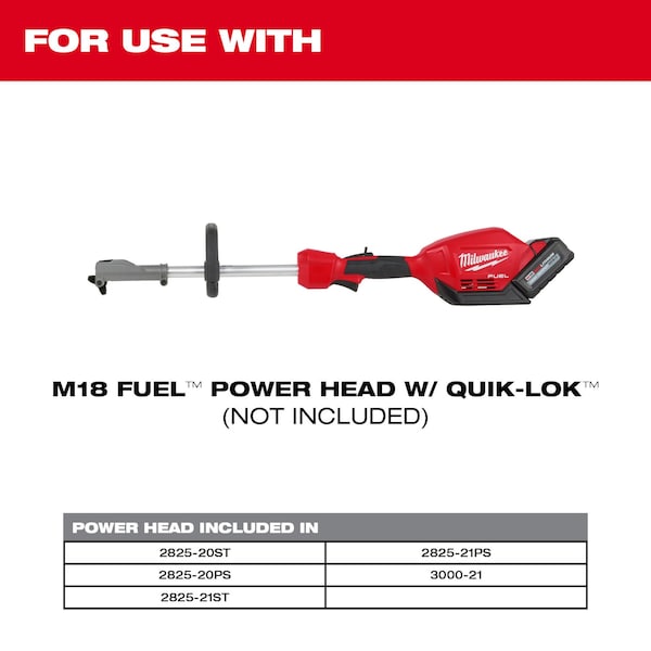 23 in. Bristle Brush Attachment for M18 FUEL QUIK-LOK Attachement System