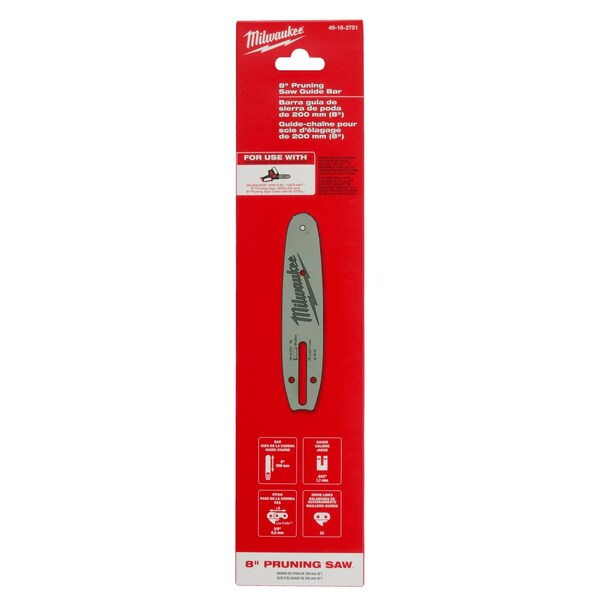 8 in. Replacement Guide Bar for M18 HATCHET Pruning Saw