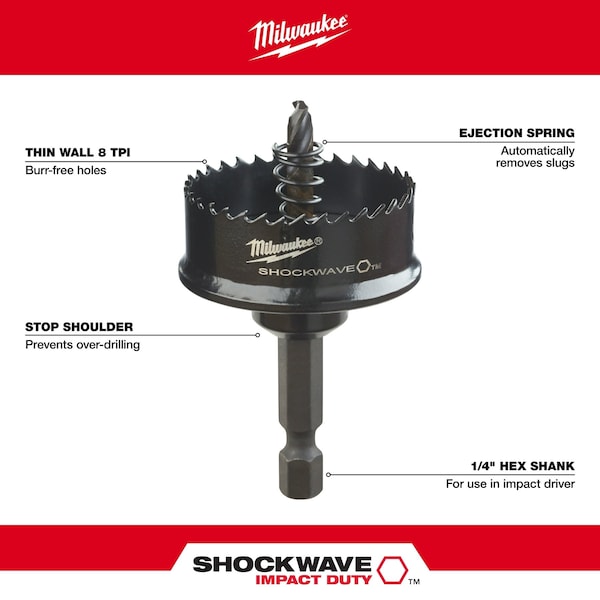 Thin Wall Hole Saw 3 PC set