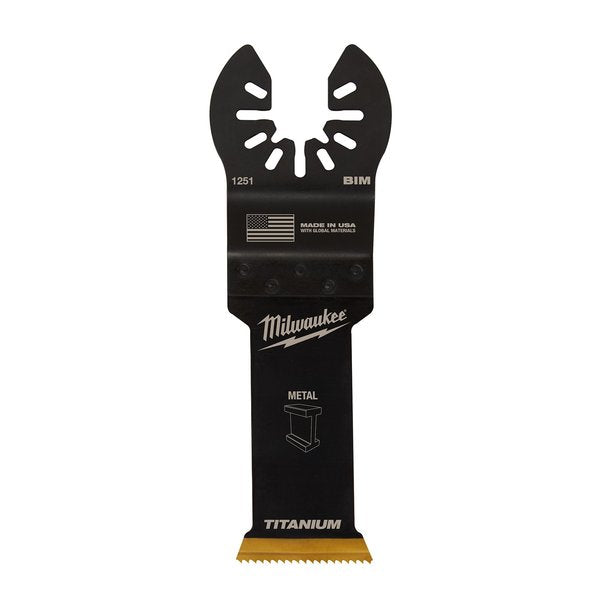 1-1/8 in. OPEN-LOK TITANIUM ENHANCED Metal-Cutting Oscillating Multi-Tool Blade (1 pk)