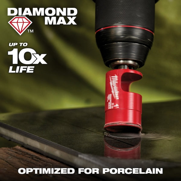 1/4 in. DIAMOND MAX Diamond Grit Hole Saw (2 pk)