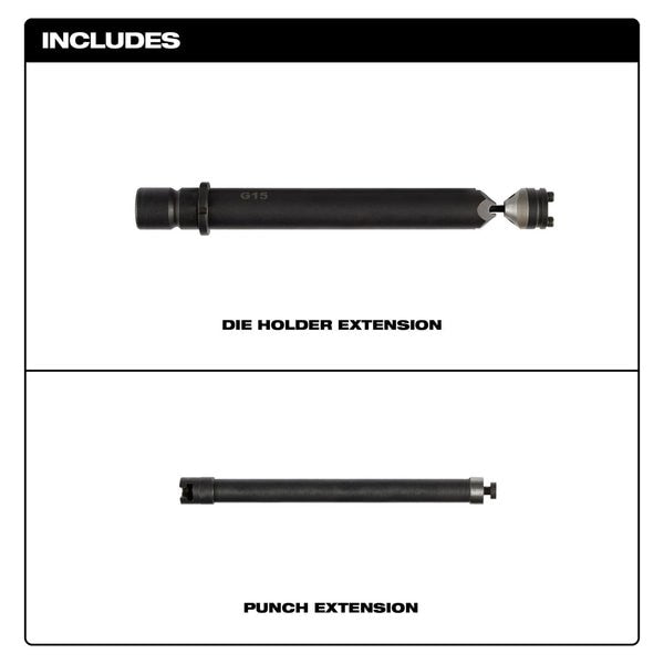 Die Holder Extension for M12 FUEL 16 Gauge Nibbler