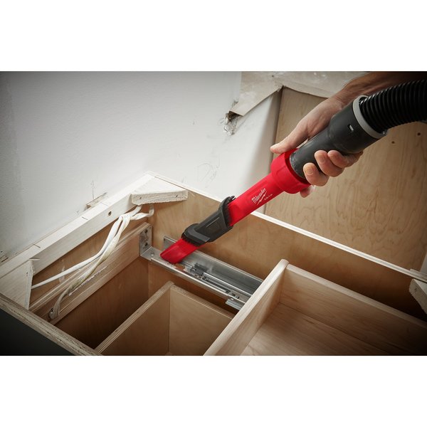 AIR-TIP 3-in-1 Crevice and Brush Tool Attachment for Wet/Dry Vacuums