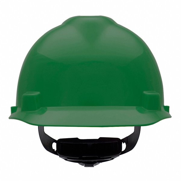 V-Gard Front Brim Hard Hat, Type 1, Class E, Ratchet (4-Point), Green