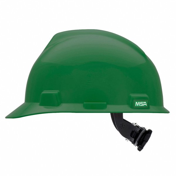 V-Gard Front Brim Hard Hat, Type 1, Class E, Ratchet (4-Point), Green
