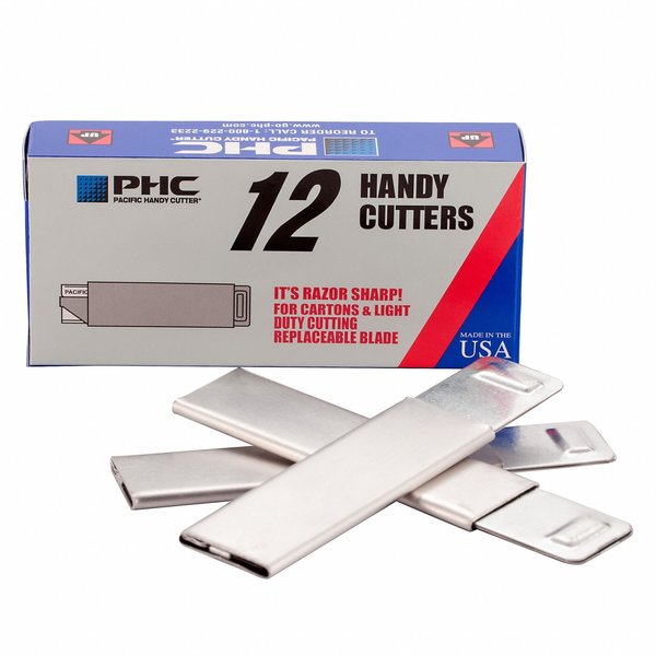 4 in General Purpose Fixed Blade Utility Box Cutter, Aluminum