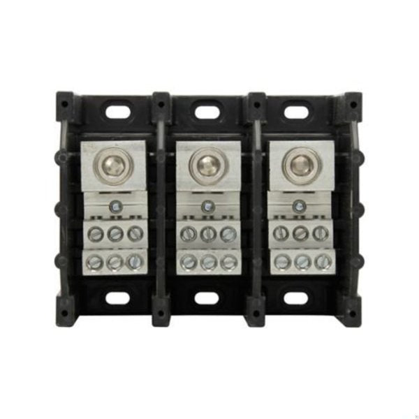 Power Distr Block, Al/Cu, 600V AC/DC