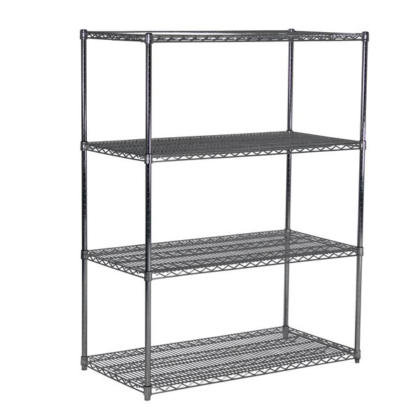 Starter Unit, 4-Shelf, Chrome, 18x42x74