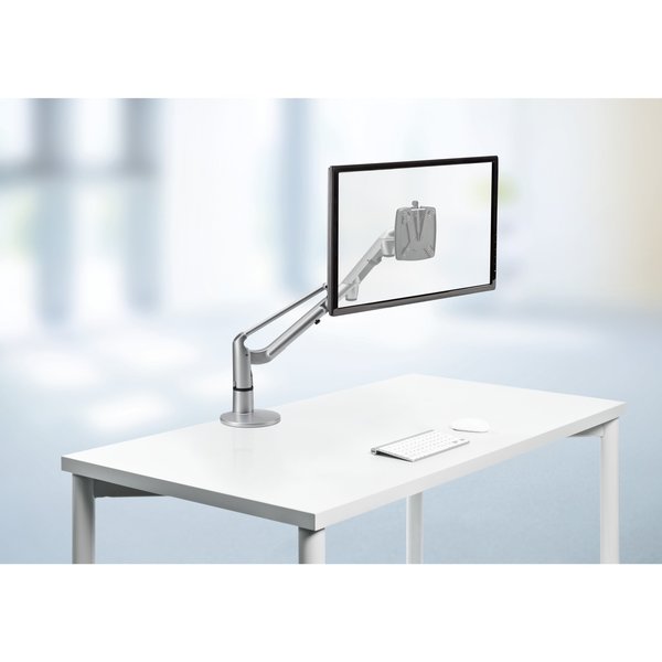 Adjustable Height Monitor Arm, 17 lb. ca