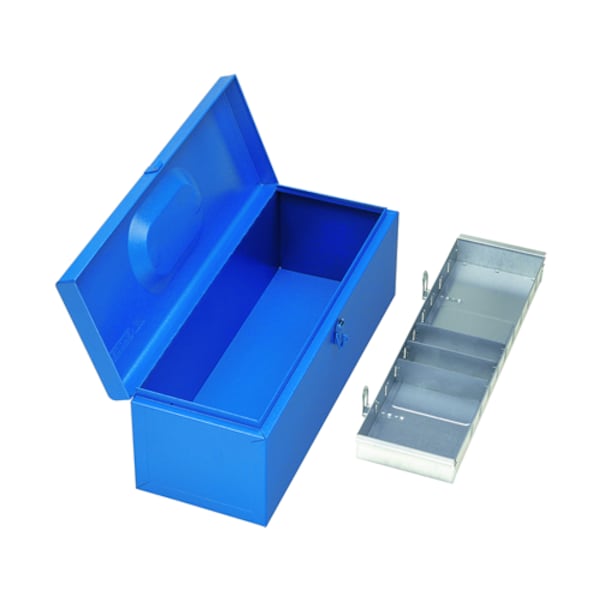 918mm W Sheet Steel, Blue Portable Tool Box
