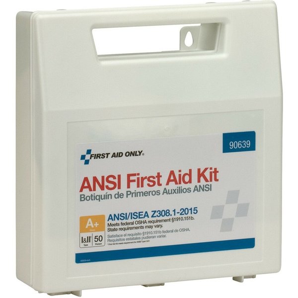 First Aid Kit, Plastic, 50 Person