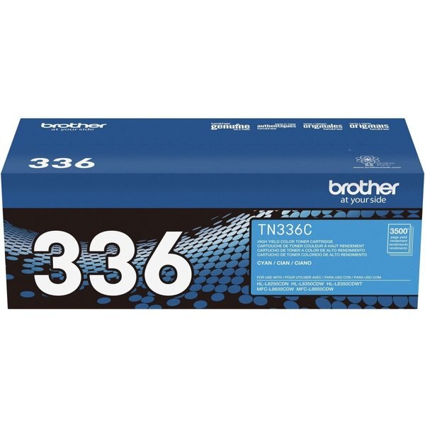 Toner For TN336C, Cyan, 3.5K Pages