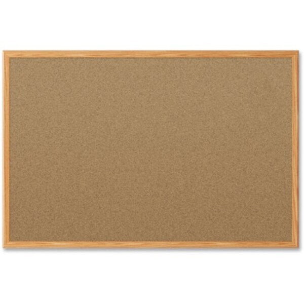 Cork Bulletin Board 3ft.x2ft., Oak Finish Frame