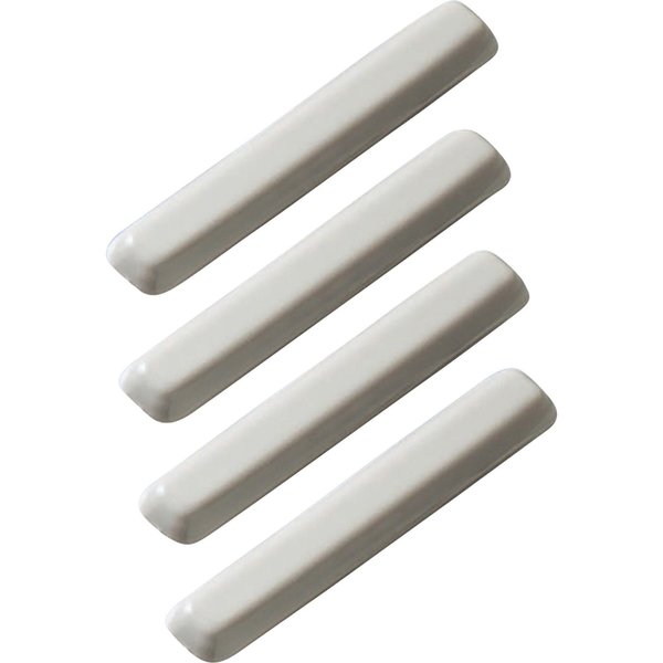 Furniture Glides, Self-Stick, Rect., 4