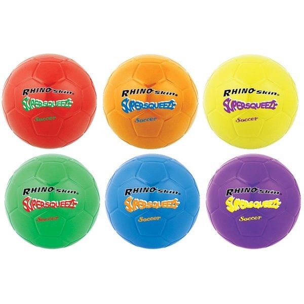 Rhino Skin Spr Squeeze Soccor Ball, PK6