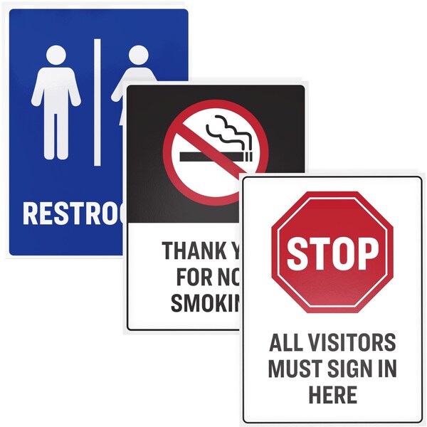 Safety Sign, 9-7/16