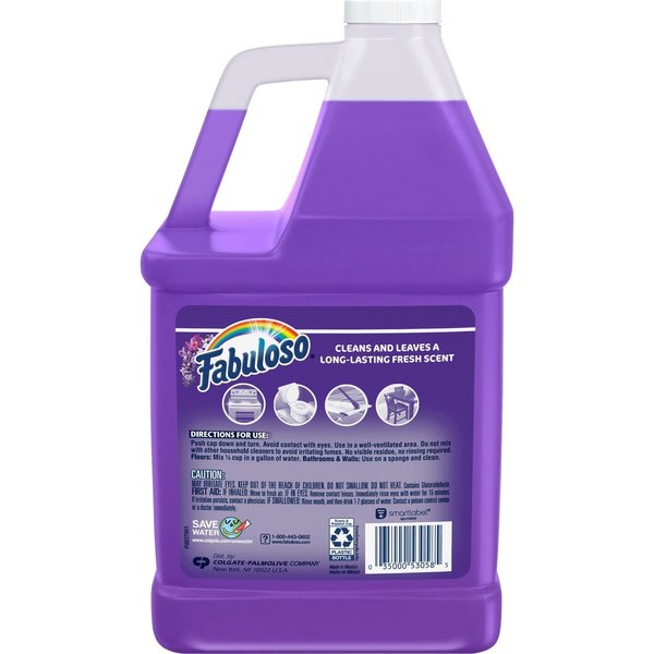 All Purpose Cleaner, Bottle, 1 gal, Concentrated, Lavender, 4 Pack