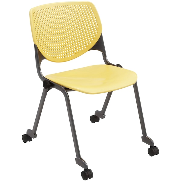 Poly Stack Chair, Yellow