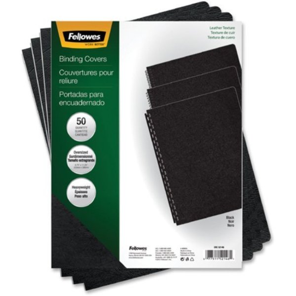 Binding Cover, Blk, 8-3/4x11-1/4 In., PK50