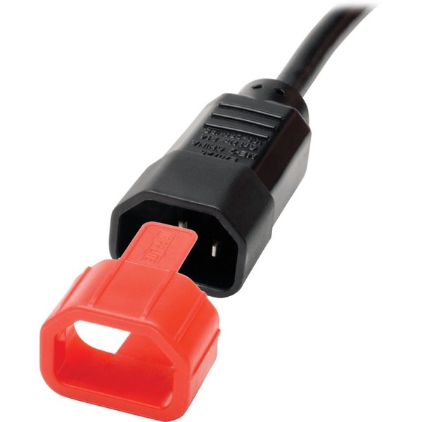 PDU Accessory, Plug-lock, C13, Red, 100pc