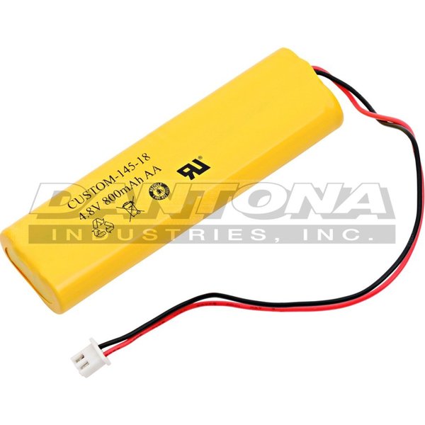 Battery 4.8 Volt Nickel Cadmium Dantona Emergency Lighting Battery