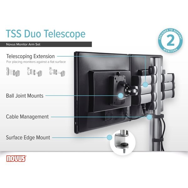 Telescope Monitor Arm Set