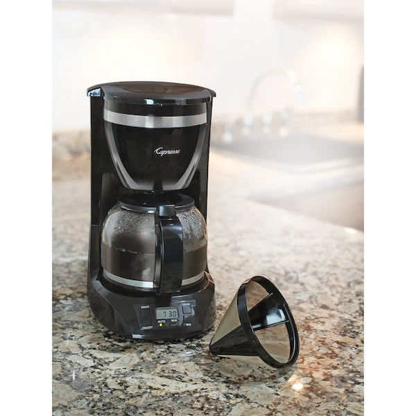 Black Single Serve 12 Cup Coffee Maker
