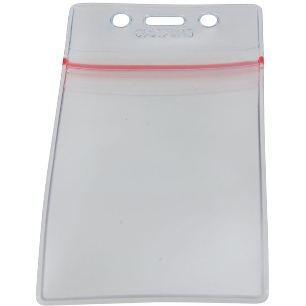 ID Badge Holder, Vertical, PK50