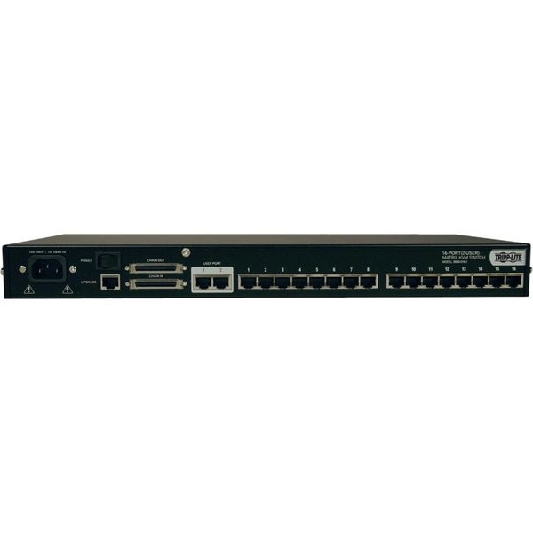 KVM, 16-Port, Cat5, Matrix, 1U, 2 User