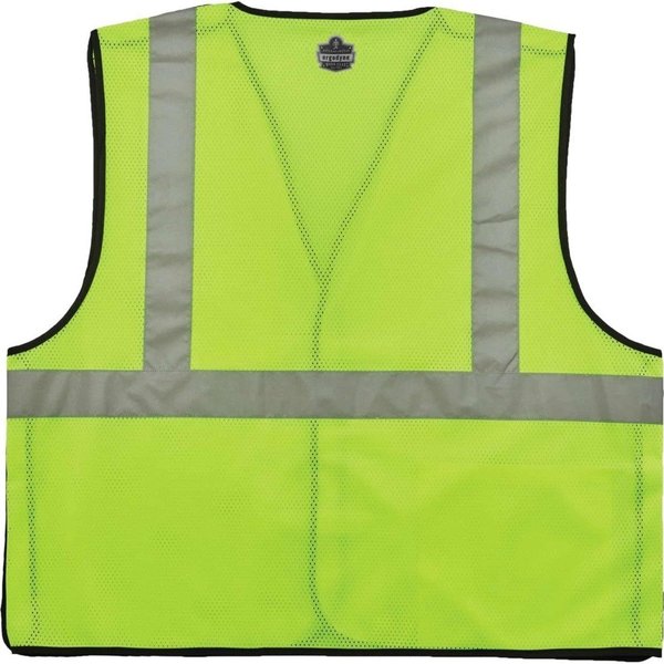 Lime Safety Vest ID Badge Holder, S/M