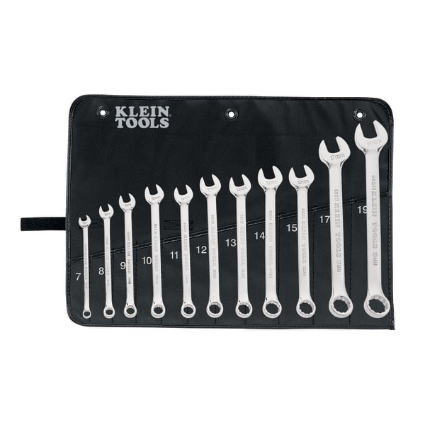 Metric Combination Wrench Set, 11-Piece