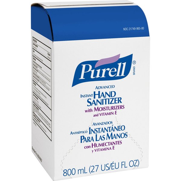 Hand Sanitizer Gel, 800mL Bag-in-Box Refill