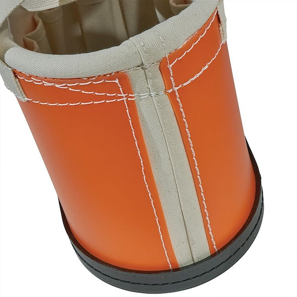 Tool Storage Bucket, Orange/White, 10