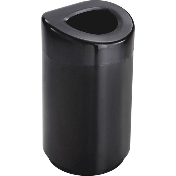 30 gal Round Trash Can, Black, 20