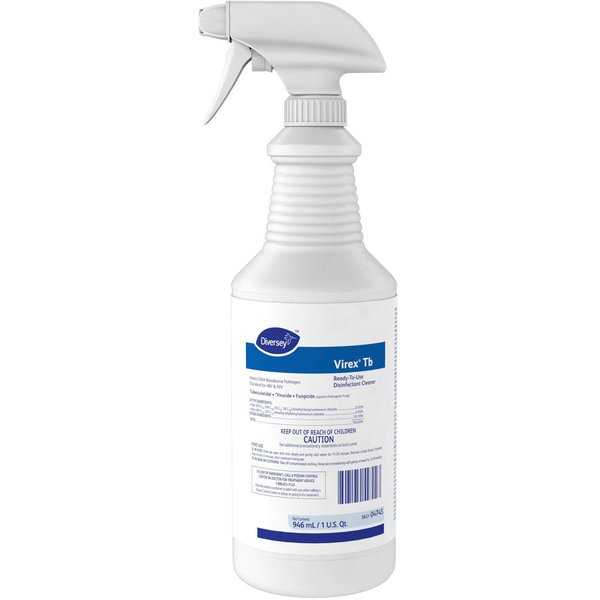 Disinfectant Cleaner, Trigger Spray Bottle, Lemon