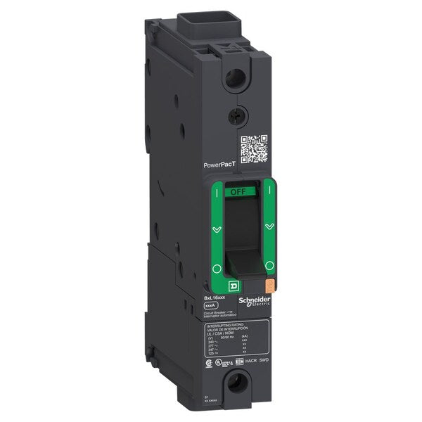 Circuit breaker, PowerPact B, 15A, 1 pol, 15 A, 240V AC, 1 Pole, BD 015 Series