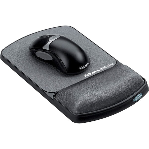 Mousepad w/Wrist Support, Graphite