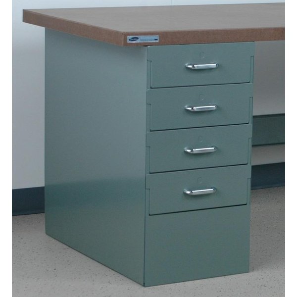 Pedestal Bench No. 2-23 W/ 48X36X1-3/4 P